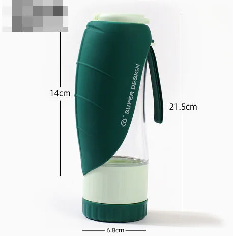 Dual-Duty Dog Travel Bottle & Bowl